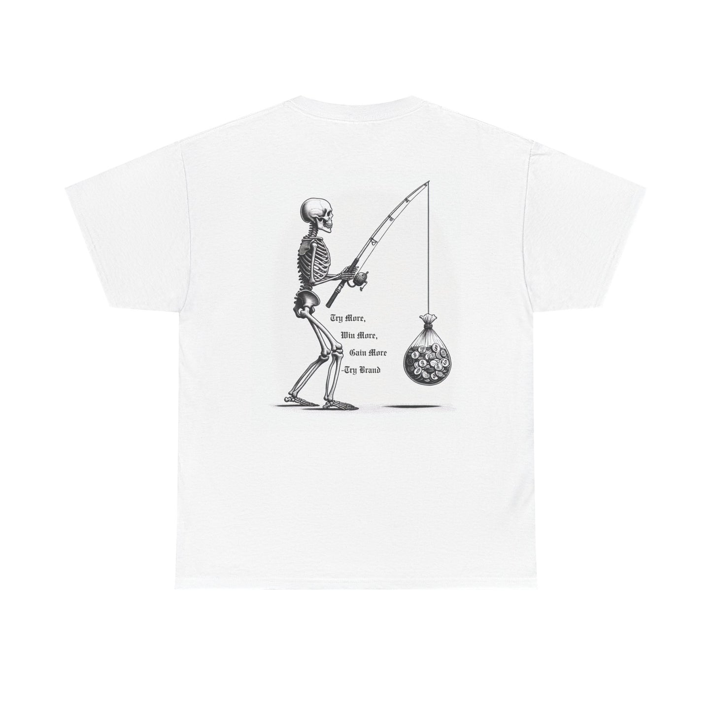 Unisex Heavy Cotton Tee “Fishing For Coins”