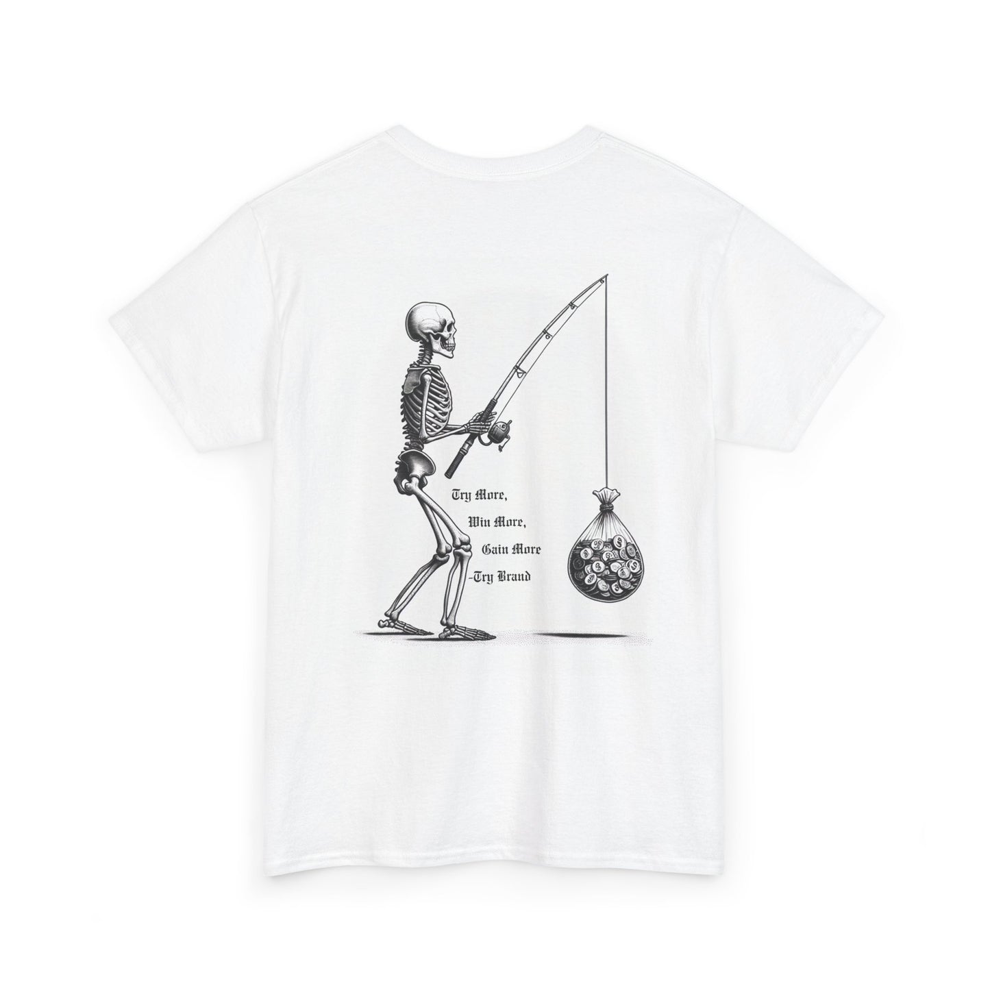 Unisex Heavy Cotton Tee “Fishing For Coins”